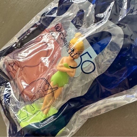 McDonald's Disney World Toy Tinkerbell 50th Anniversary Tink Collectible NEW - Picture 7 of 8